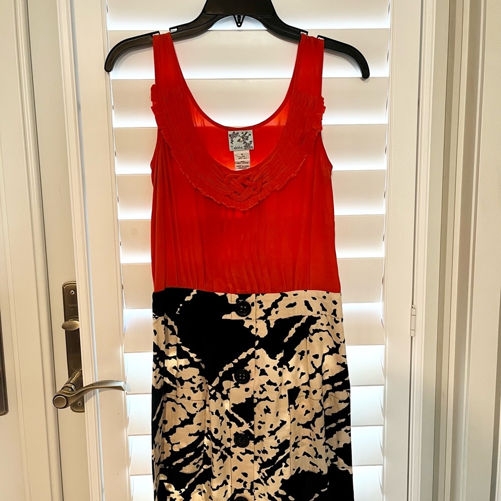 Two tone Tabitha Anthropologie dress Size 6